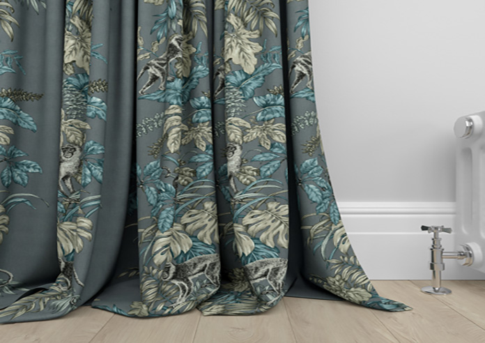 Monkeying Around, Mineral - Made to Measure Curtains - Image 6